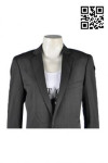 BS340 Bespoke Black Slim Suit