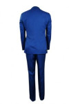 BS353 Bespoke Dark Blue Futuristic Holiday Business Suit