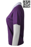 P744 Print Purple Polo Shirt