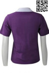 P744 Print Purple Polo Shirt