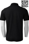 P746 Design Black Polo Shirt