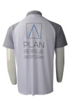 P763 Custom  made Grey Polo Shirts