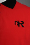 P775 Print Red and Black Polo Shirt