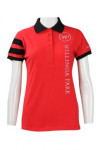 P808 Produce Red and Black Polo Shirt