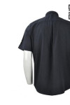 R216 Custom made Embroidery Black Shirt