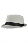 HA222 Customized Personal Hat White Pork Pie Hat Heisenberg Hat