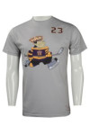 T757 Grey T-Shirt With Logo Singapore