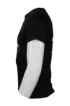 T774 Digital Printing Black T-Shirt Singapore