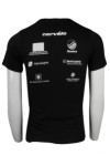 T774 Digital Printing Black T-Shirt Singapore