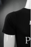 T774 Digital Printing Black T-Shirt Singapore