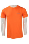 T775 Orange Round Neck T-Shirt Singapore
