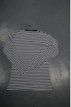 T776 Vertical Stripe Design Long Sleeve T-Shirt Si