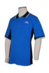 P253 Blue Polo Shirt Men Vector Singapore