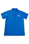 P279 Polo Shirt Blue Colors Design Mockup