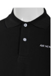 P556 Men Black Polo Shirt Singapore Design