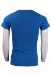 T883 Blue Shirt Logo Printing Design For Men 