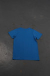 T883 Blue Shirt Logo Printing Design For Men 