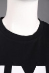 T909 Black Shirt White Logo Printing For Women