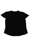T909 Black Shirt White Logo Printing For Women