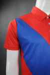 P832 Red And Blue Polo Shirt For Men Manufacturer 