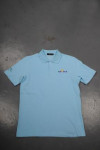P834 Light Blue Men Polo Shirt 