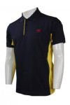 P858 Simple Black Polo Shirt Cool Design Singapore