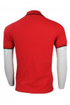 P850 Personalized Red Polo Shirt For Men 