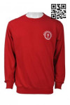 Z284 Round Neck Red Sweater In Singapore
