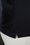 P877 Simple Black Polo Uniform Shirt 
