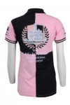 P860 Custom-Made Pink And Black Polo Shirt Singapo