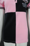 P860 Custom-Made Pink And Black Polo Shirt Singapo