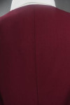 HL015 Custom Made Singapore Hotel Uniform Single Breasted Maroon Tailcoat Jacket