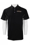 P881 Fit Comfortable Black Polo Shirt Singapore 
