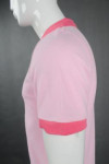 P919 Men Polo Shirt With Pink Design Template