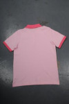 P919 Men Polo Shirt With Pink Design Template