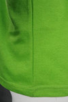 P912 Polo Green Shirt With White Collar Template