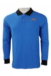 P907 Men Long Sleeve Polo Shirt Company Uniforms