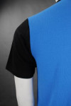 P905 Polo Shirt With Black Collar Sleeve Template