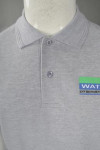 P906 Grey Polo Shirt With Printing Logo Singapore