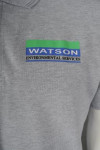 P906 Grey Polo Shirt With Printing Logo Singapore