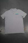 P906 Grey Polo Shirt With Printing Logo Singapore