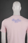 T914 Pink Color T Shirt Printing Logo Singapore