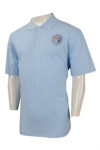 P934 Light Blue Polo Short Sleeve Shirt SG