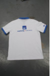 P937 White Polo Shirt With Blue Collar SG 