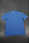 P956 Polo Uniform Shirt Blue In SG Mockup