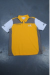 P957 Yellow Polo Shirt Uniform Printing Design