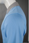 P959 Blue Polo Shirt With Grey Collar SG Template