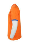 P965 Polo Shirt Outfit Orange Color Template SG