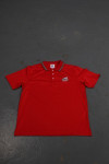 P1003 Red Polo Shirt Outfit Singapore Pattern