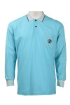 P1006 Custom made Blue Color Polo Shirt For Men